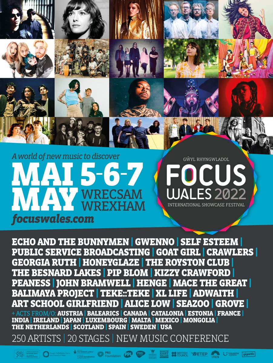 Not long now! FOCUS Wales 2022 💫 5th-7th May #WREXHAM this is going to be our biggest ever edition! 💫 Get your tickets at focuswales.com <a href="/visitwales/">Visit Wales 🏴󠁧󠁢󠁷󠁬󠁳󠁿</a> <a href="/wrexham/">Wrexham.com</a> <a href="/ThisIsWrexham/">This Is Wrexham</a>