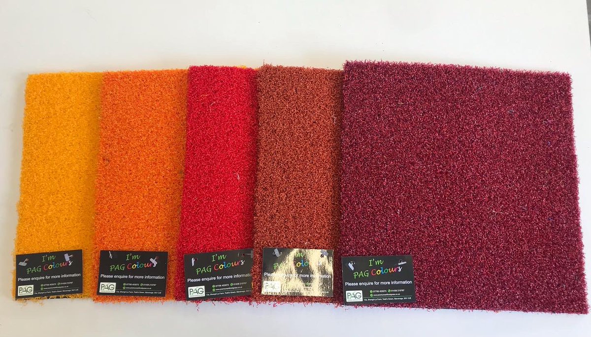 InfoArtgrass's tweet photo. Colour samples available! 🌈 #artificialgrass https://t.co/NJFou1JF0U