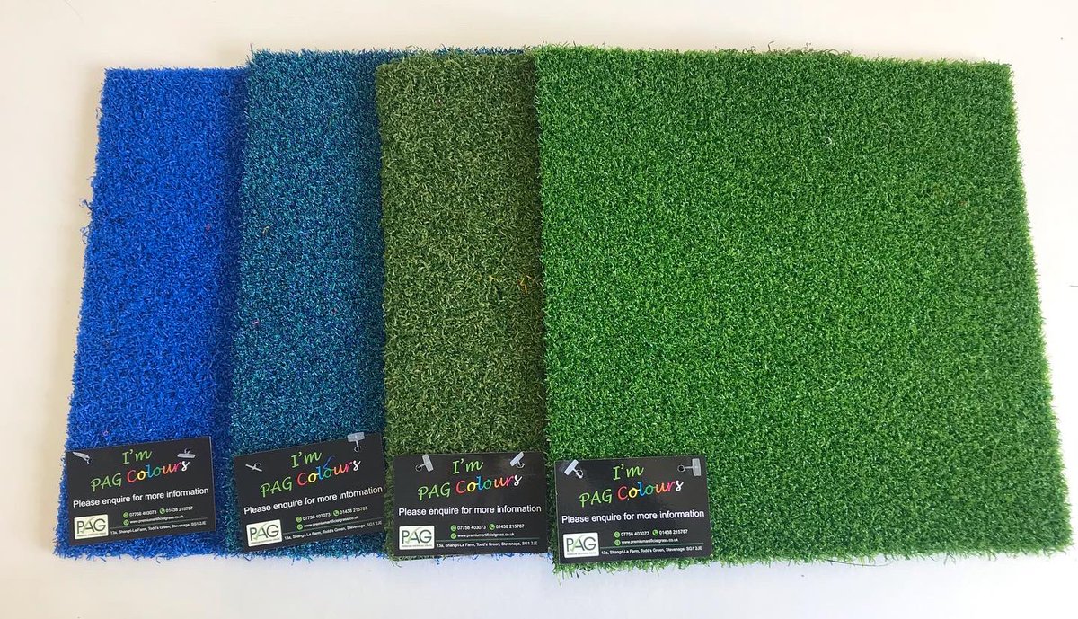 InfoArtgrass's tweet photo. Colour samples available! 🌈 #artificialgrass https://t.co/NJFou1JF0U