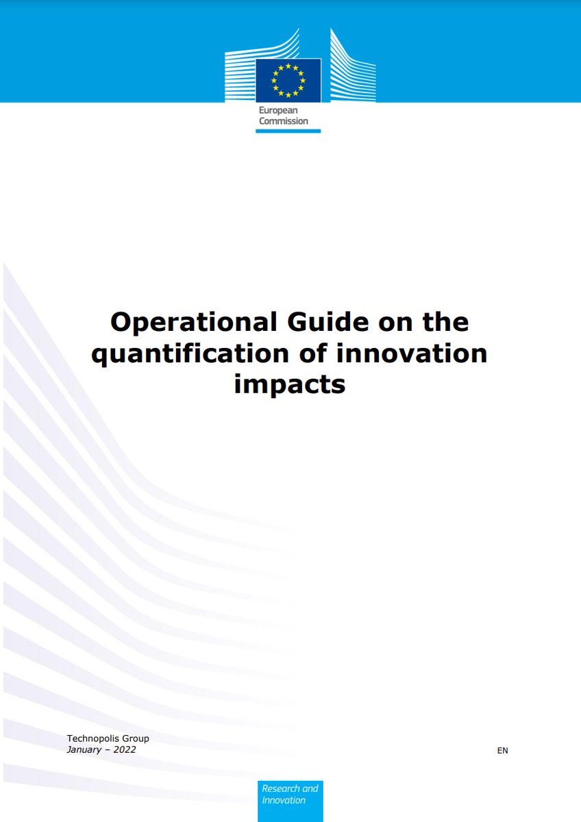 ¿Necesitas cuantificar el impacto de la #innovacion ?
Esta guía operativa de la CE 🇪🇺 identifica seis pasos en la evaluación de costes y beneficios de la I+D+I.

Descárgala para consultar los recursos, ejemplos y sugerencias que ofrece:👇
⬇️bit.ly/Op-guide-CE

#innovation