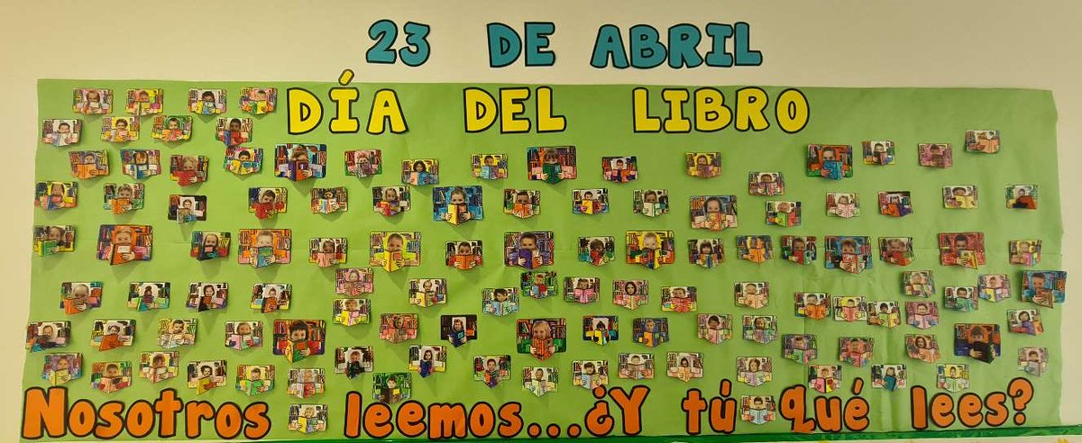 Nosotros leemos..¿y tú que lees? Feliz día del libro 📖#educacioninfantil #diadellibro