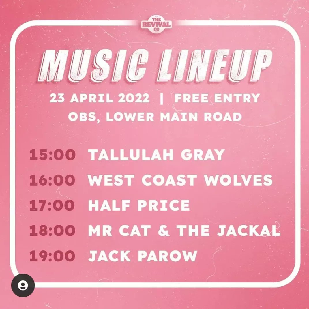 halfpriceband's tweet image. It's weekend and we are ready to jol! @JackParow @MCATJ #tallulahgray #westcoastwolves #21StillPlayingPunk #punkrock #livemusic #observatory #streetfestival #free
