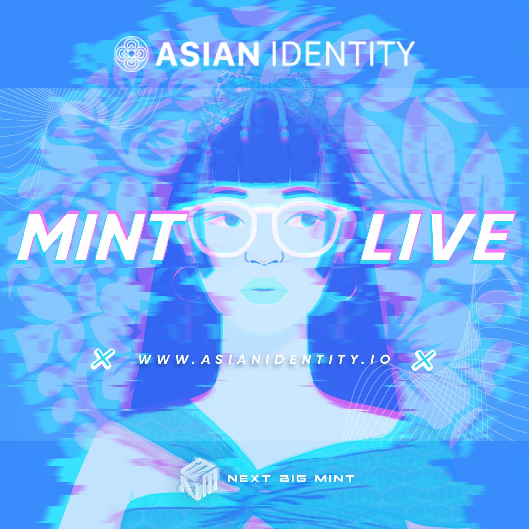Halo! It's #MINT DAY! 🚨

Kamusta, こんにちは, 안녕하세요, 你好 MINTERS!

<a href="/AsianID_NFT/">Asian Identity</a> #NFT is an 8,000 gorgeous Asians growing on the Ethereum blockchain. #NFTs.

Get your #NFTcollection now!

Discord: t.ly/YiPv

#asianidentity #WomenInNFT