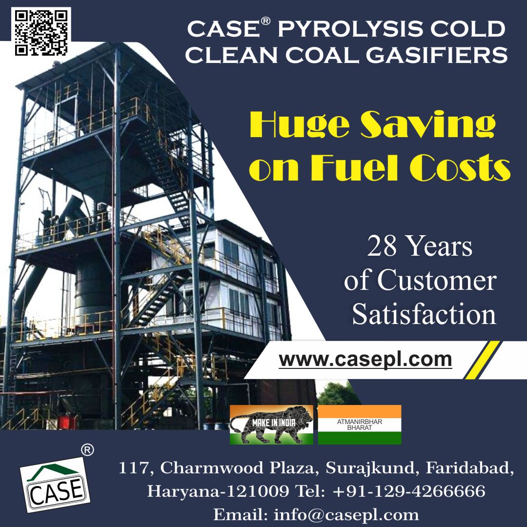 Cold Gas #Coal #Gasifier is recommended for PLANTS which operate on #AUTOMATION. With this feature, the Cold #Gas gives the end-user advantage of controlling the #FUEL & the AIR in order to realize optimum #combustion, thus saving on Fuel Costs. https://t.co/ic9eudyVkF