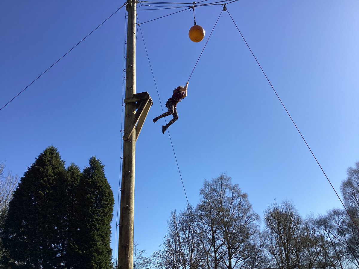 alehousewells's tweet photo. Sadly our last morning.  More glorious sunshine, archery and trapeze!  All packed and ready to head home.  Dalguise, it’s been a blast! https://t.co/vkOwC4Bxv5