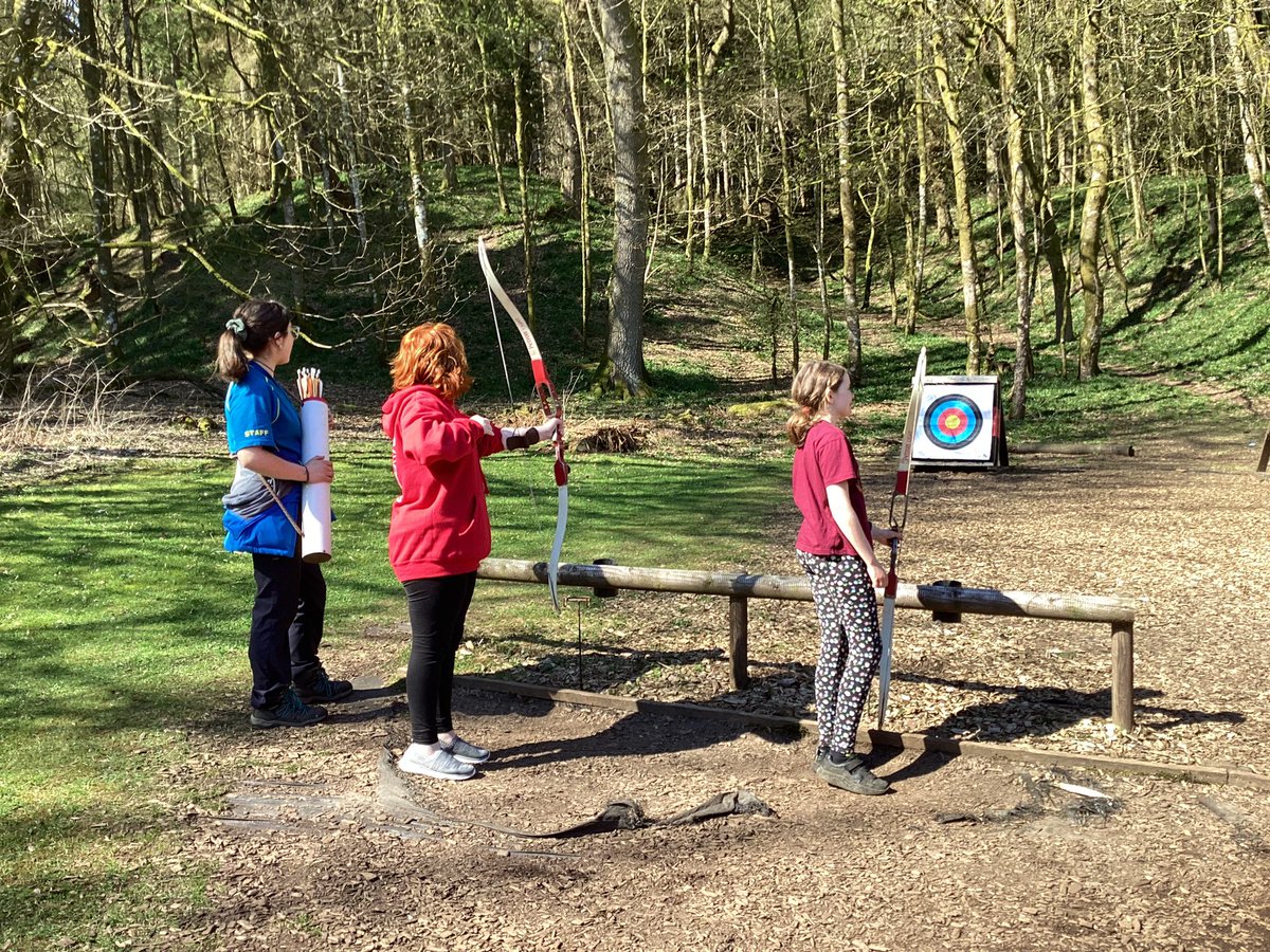 alehousewells's tweet photo. Sadly our last morning.  More glorious sunshine, archery and trapeze!  All packed and ready to head home.  Dalguise, it’s been a blast! https://t.co/vkOwC4Bxv5
