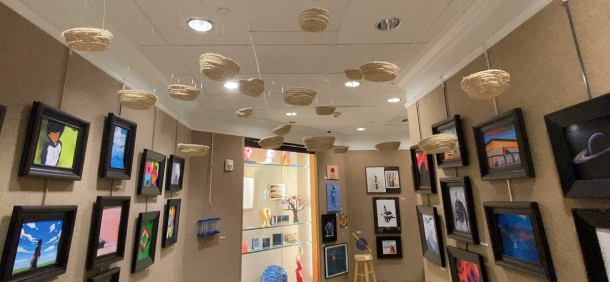 PCInnoInstitute's tweet image. Amazed by the #PCVisualArts Student Cultural Art Series Exhibit is on display in the Blosser Gallery &amp;amp; Egan Library! #visualart #Creative