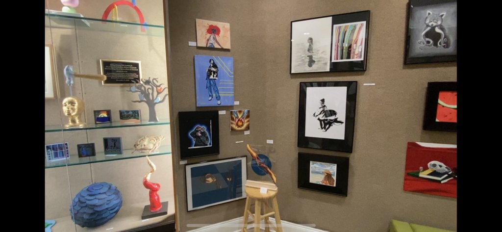 PCInnoInstitute's tweet image. Amazed by the #PCVisualArts Student Cultural Art Series Exhibit is on display in the Blosser Gallery &amp;amp; Egan Library! #visualart #Creative