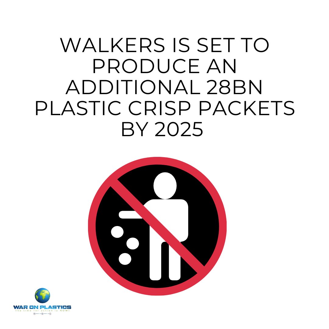 PlasticsWar's tweet photo. It really is CRUNCH TIME @walkers_crisps - what are doing to reduce your plastic consumption and pollution?! The time to change is NOW. #walkerscrisps #walkers #crisps #plasticpollution #plasticconsumption #waronplastic https://t.co/ddOoPKaCNZ