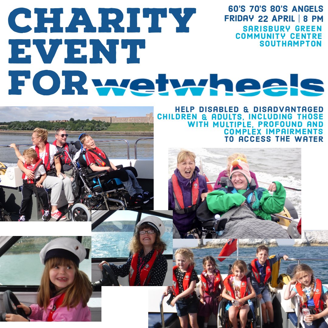 Charity Night in honour of <a href="/WetwheelsSolent/">Wetwheels Solent</a> a great foundation helping people w/ complex disabilities explore the sea with wheelchair friendly boats &amp; expert crew 

We're honoured to Code their vessels for commercial use🤝

Book tickets here: ticketsource.co.uk/whats-on/south…