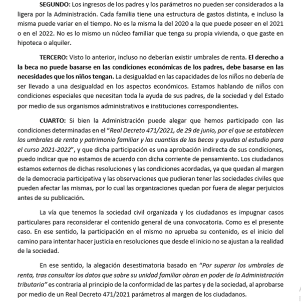 PerdomoJhoner's tweet photo. Para las familias y asociaciones españolas de niños con necesidad específica de apoyo educativo, hemos elevado un Recuso de Reposición en contra del Real Decreto 471/2021, de 29 de junio, basado en una negativa de solicitud de beca. @educaciongob @Pilar_Alegria @ClaraSanzL.
Hilo. https://t.co/tQeqFV4WmR
