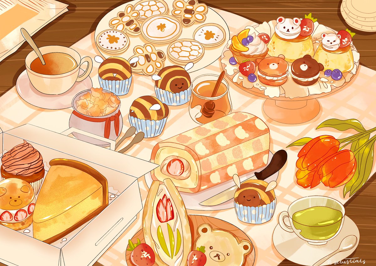 「commission are now open! 🍰

i'll be doi」|꒰ rain ꒱のイラスト