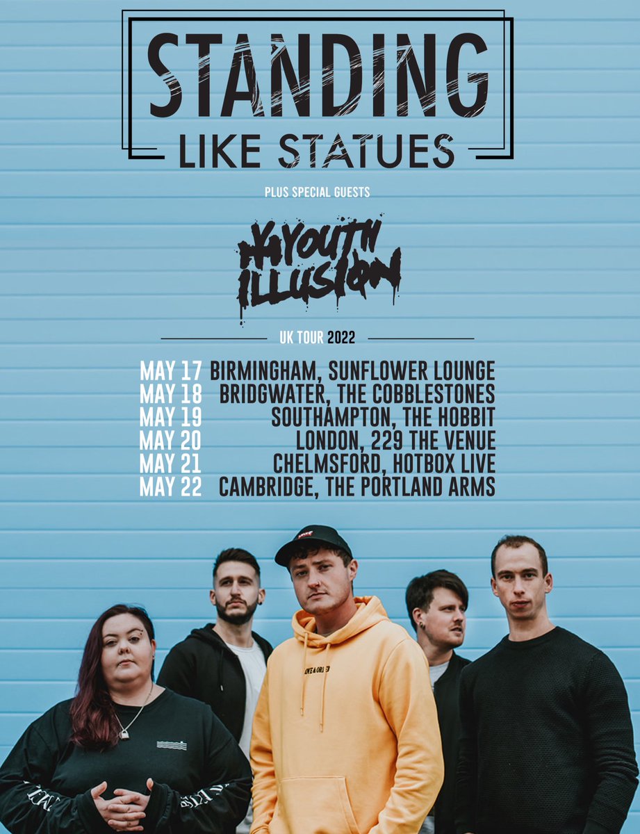 tickets for our 🇬🇧 tour in may are available right here ⬇️

statues.tourlink.to/tickets

17th-22nd // LETS GO 🖤

#Birmingham #Bridgwater #Southampton #London #Chelmsford #Cambridge