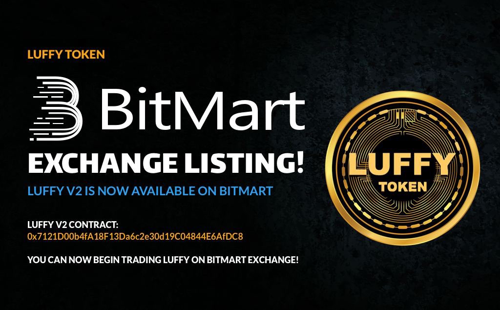 luffyinutoken's tweet image. 🎉@BitMartExchange Completed the  #LUFFYV2 Token Migration!

#LUFFY is now trading on BITMART!

👉Trade LUFFY (V2) via
bitmart.com/trade/en?symbo…

#LUFFYV2 #LUFFY #LUFFYCREW #LUFFYTOKEN