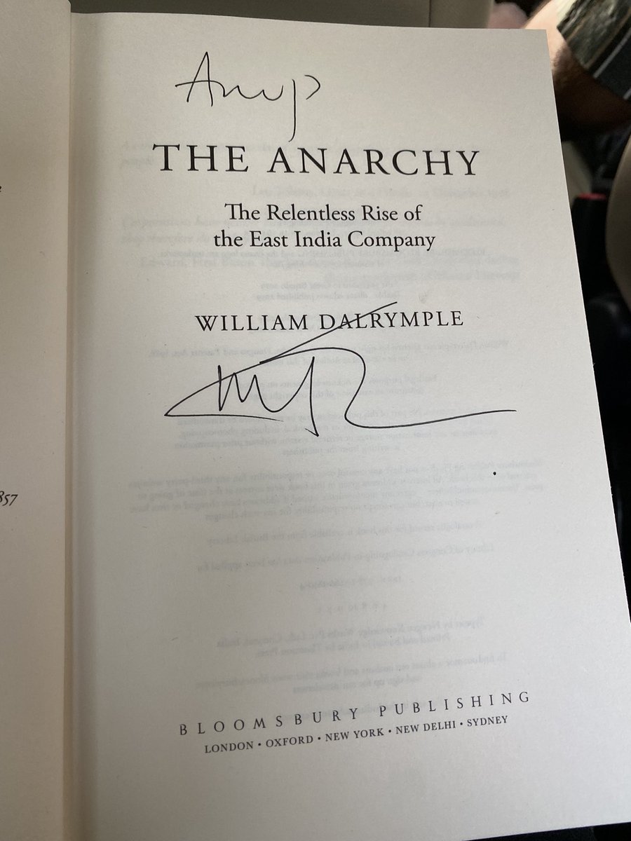 anupjaiswal1958's tweet photo. To be with @DalrympleWill
Historian of eminence. 

#History #Anarchy @shwwetapunj @vikramsampath #Bahrisons #Khanmarket #ReturnofaKing #Kohinoor https://t.co/NdlkrkK6wB