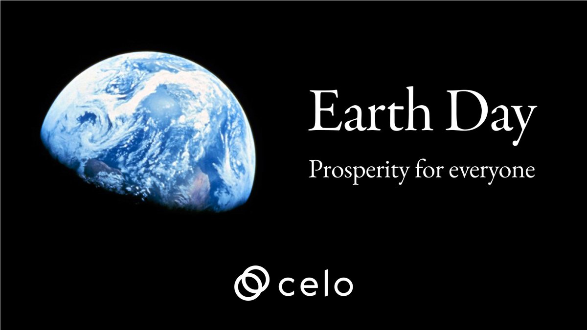 Happy #EarthDay2022! The web3 climate action movement and Celo go way back. 😉 Here is a roundup of some community efforts in this space. 🧵⤵️