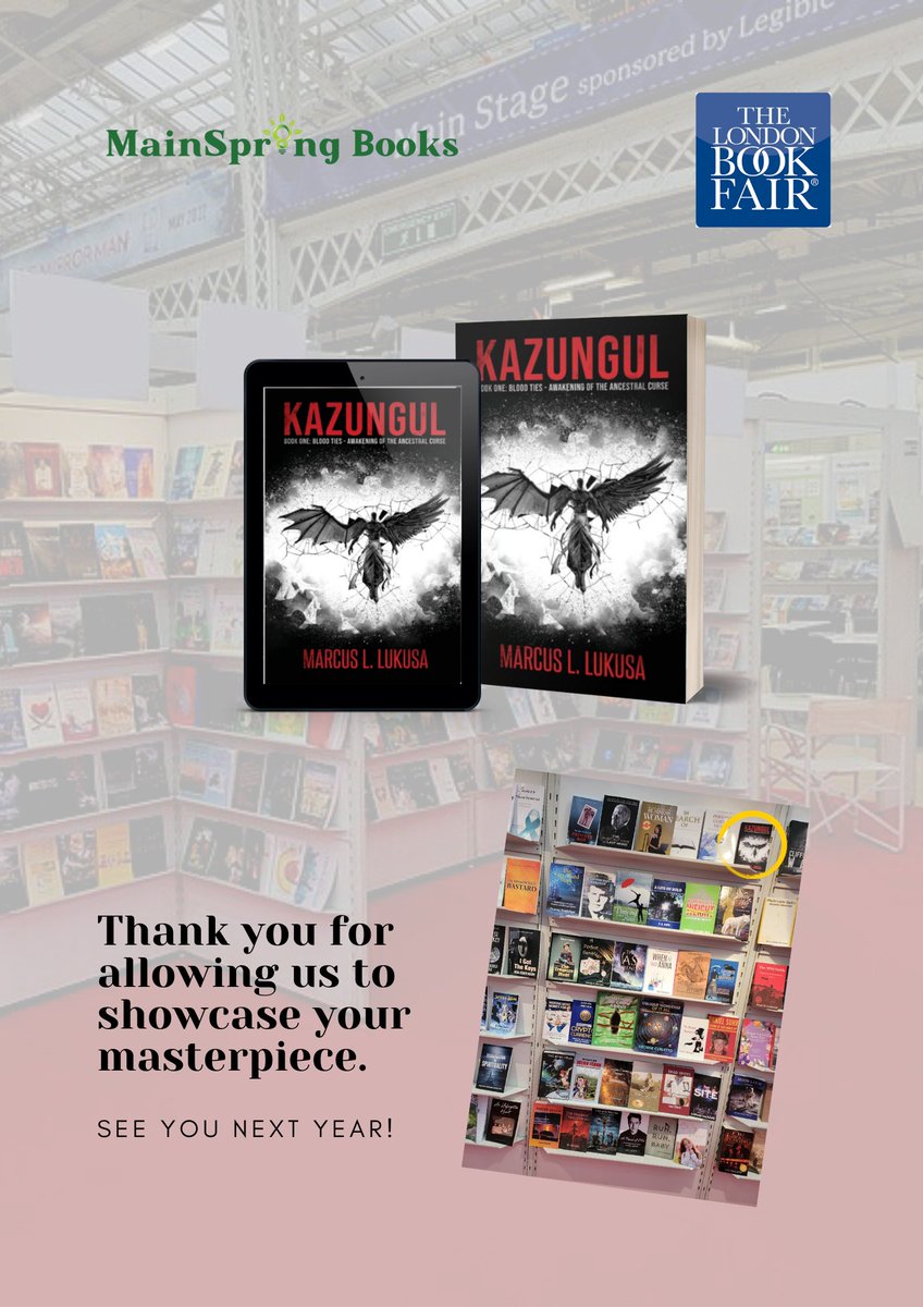 MarcusLukusa's tweet photo. We were back at the London Book fair 2022 #kazungulbooks #londonbookfair2022 #books #COVID19 #sciencefictionbooks https://t.co/BuwbGkHT9F