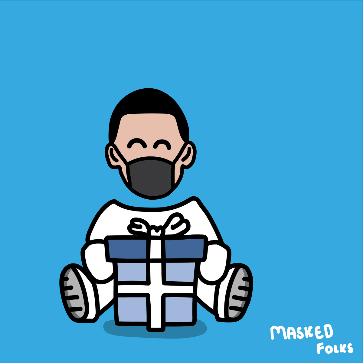 Hey Folks! It's GIVEAWAY Time 🥳

We are giving away 5 Whitemask spots ❗️

To be eligible for this giveaway you need to:
😷Follow <a href="/maskedfolksnft/">Masked Folks</a> 
😷Retweet &amp; Like
😷Tag a friend

🅱️Bonus join our discord discord.gg/WPCe874QHu

#NFTGiveaway  Ends in 24 hours⏰