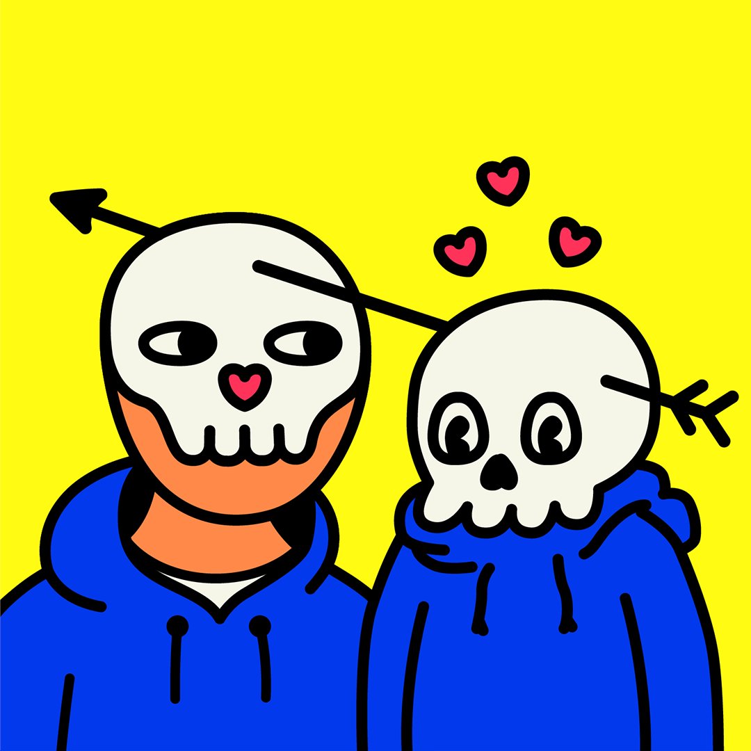 We're happy to collab with @CryptoMories and give 100 WL spots for their community holders. 💀💛

To celebrate our collaboration we are giving away 5 additional WL spots! 

💀 Follow @CryptoMories  &amp; <a href="/therandomsnft/">The Randoms</a>
💀 Like + RT
💀 Tag 3 frens

Registration
premint.xyz/randoms/crypto…