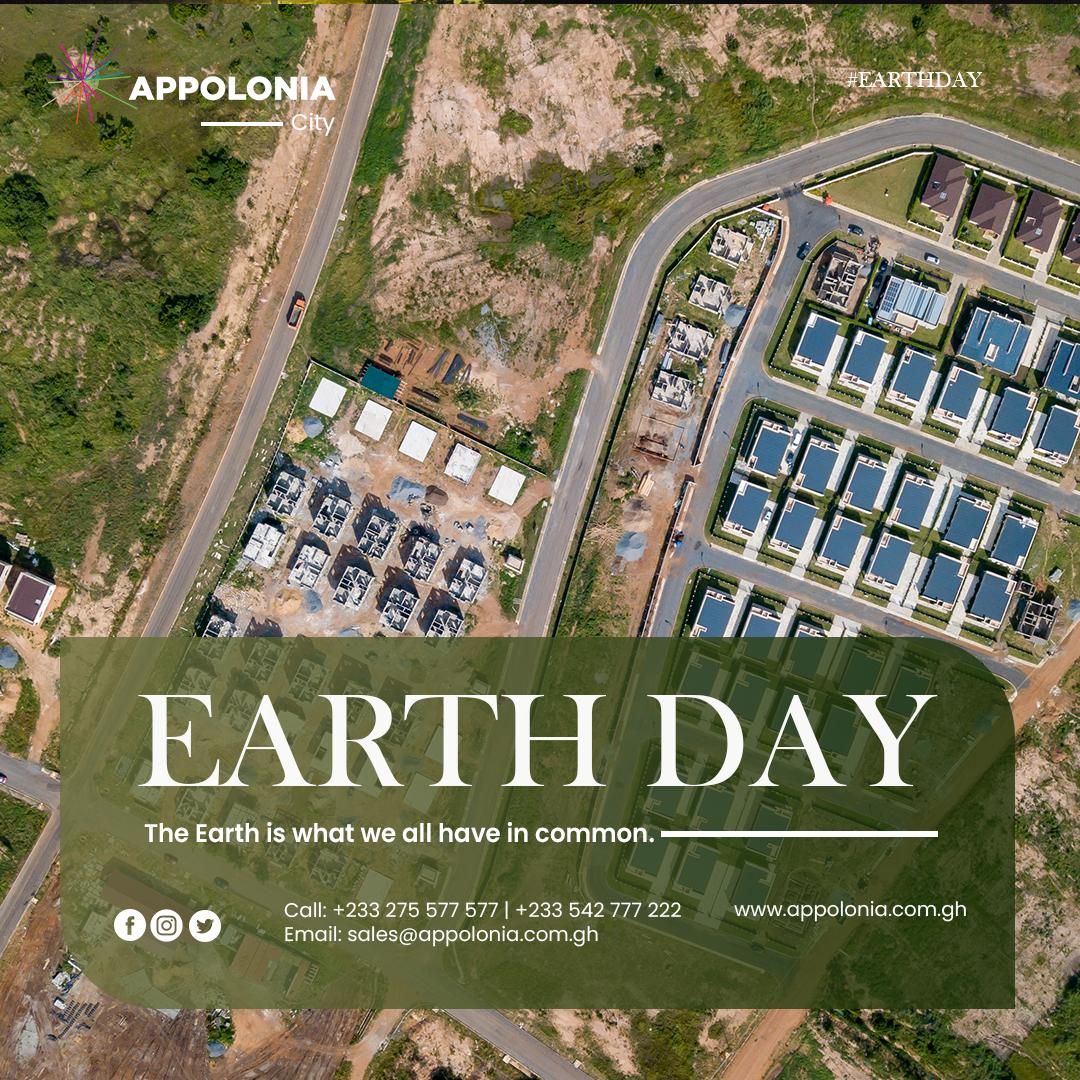 Appolonia_gh's tweet photo. The earth is all we've got- everyday is a good day to start taking steps to make the earth a sustainable planet.
Call these numbers for more information about AppoloniaCity- +233 275 577 577 or +233 542 777 222
#appoloniacitytalks
#realestate
#CorporateDeal
#EarthDay2022 https://t.co/XE8pRbfdhk