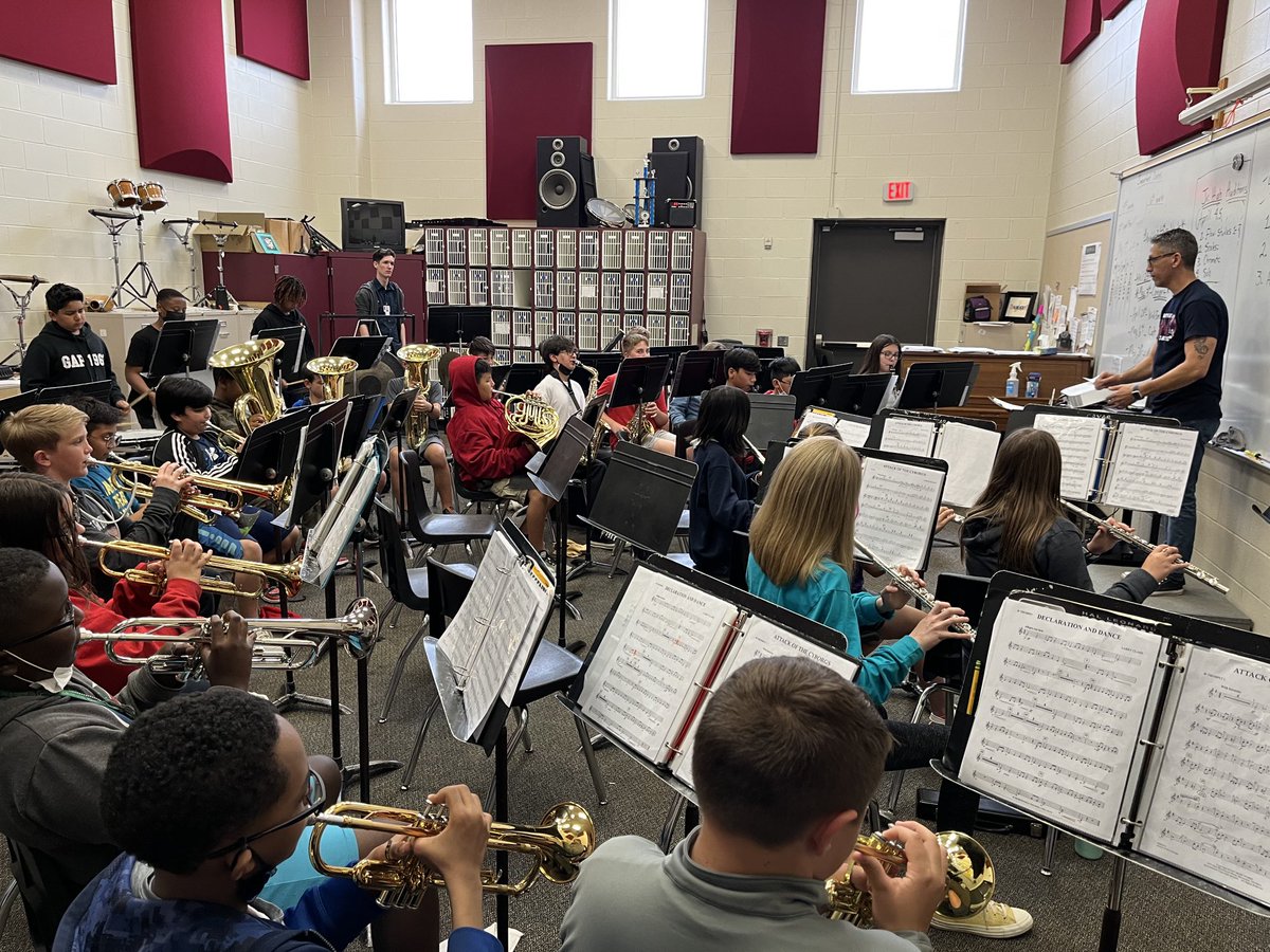 Cryar Wind Ensemble getting ready for our upcoming competition! #winningtheday #Cryar #GameOn ⁦<a href="/CryarCISD/">Cryar Intermediate, Conroe ISD</a>⁩ ⁦