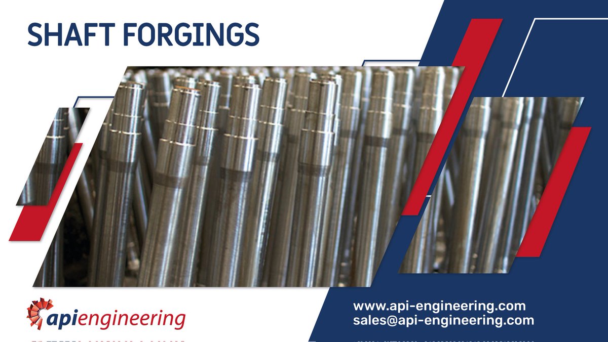 APIEngineering_'s tweet image. API Engineering has a long and successful track record as a supplier of shaft forgings for the #powergeneration industry. 
Our forging facilities and advanced processes allow us to produce high quality products in accordance with our customers' specifications.