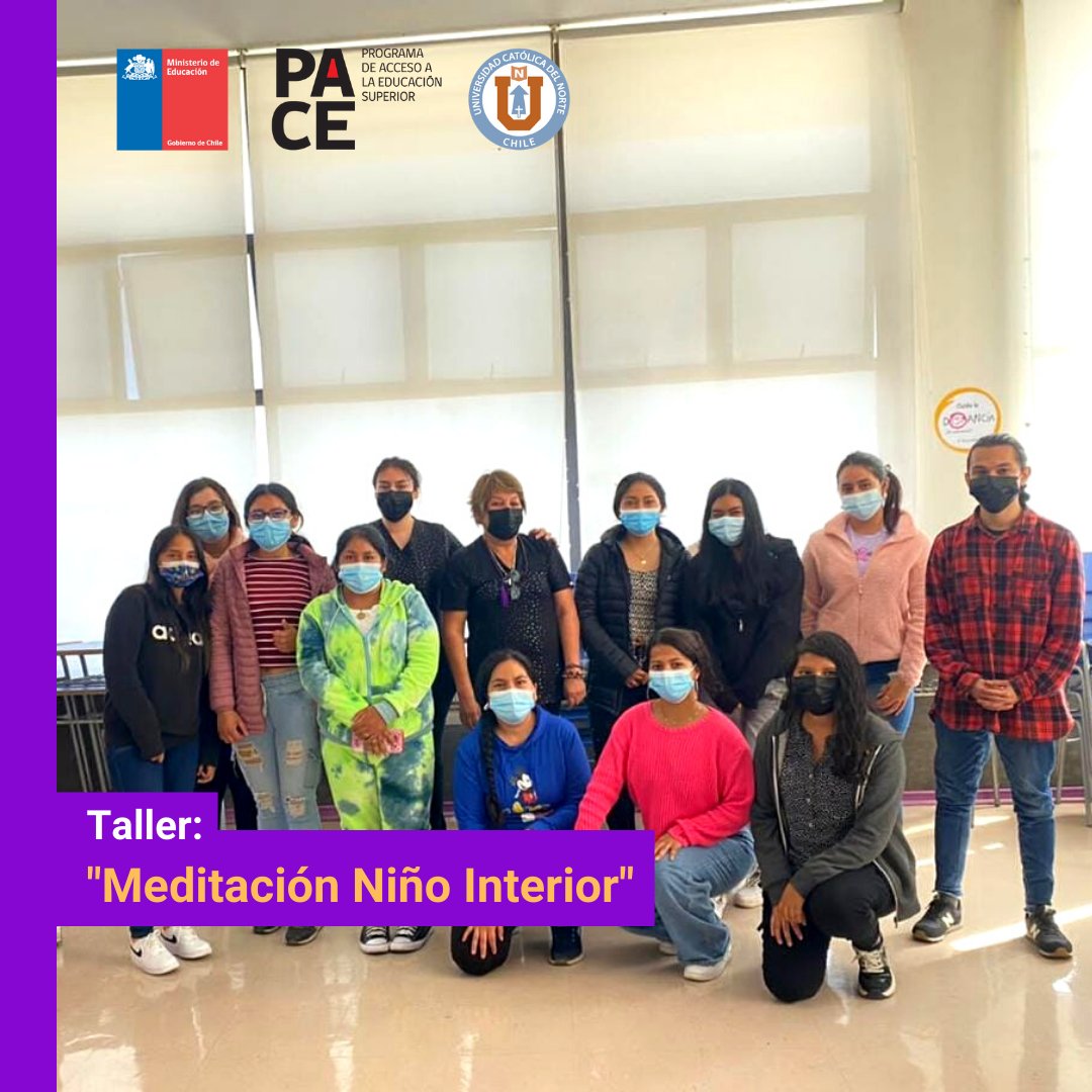 paceucn's tweet image. A través del Taller &quot;Meditación Niño Interior&quot; pudimos generar distintas estrategias de autocuidado con nuestras y nuestros estudiantes de UCN Antofagasta.

¡Gracias por participar de este importante espacio! 😊