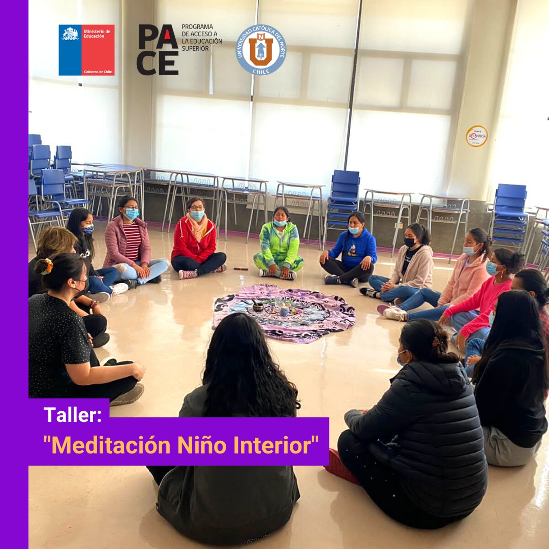 paceucn's tweet image. A través del Taller &quot;Meditación Niño Interior&quot; pudimos generar distintas estrategias de autocuidado con nuestras y nuestros estudiantes de UCN Antofagasta.

¡Gracias por participar de este importante espacio! 😊