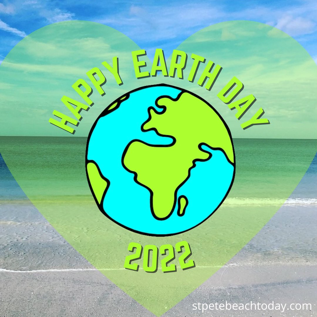 Happy Earth Day from St. Pete Beach! How are you celebrating today? 💙💚🌎#EarthDay2022 #stpetebeach