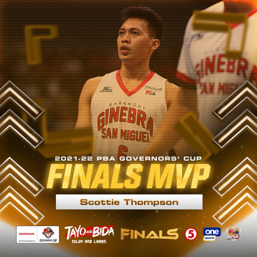 PBA MVP Scottie Thompson to have jersey retired by Perpetual