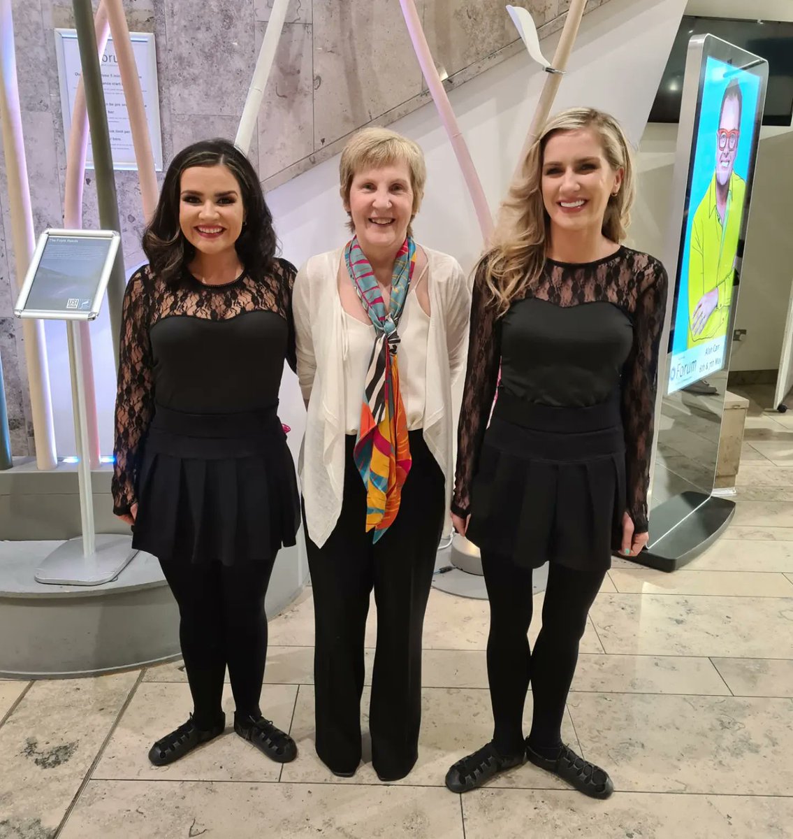Rachael Kavanagh and Shauna Doherty, pictured with their mammy Pauline Kavanagh .

The sisters entered and won our veteran dancing competition as part of a cancer research fundraiser they have undertaken with their mammy.

Check it out:
relay.cancerresearchuk.org/site/TR/RelayF…

#derryfeis
