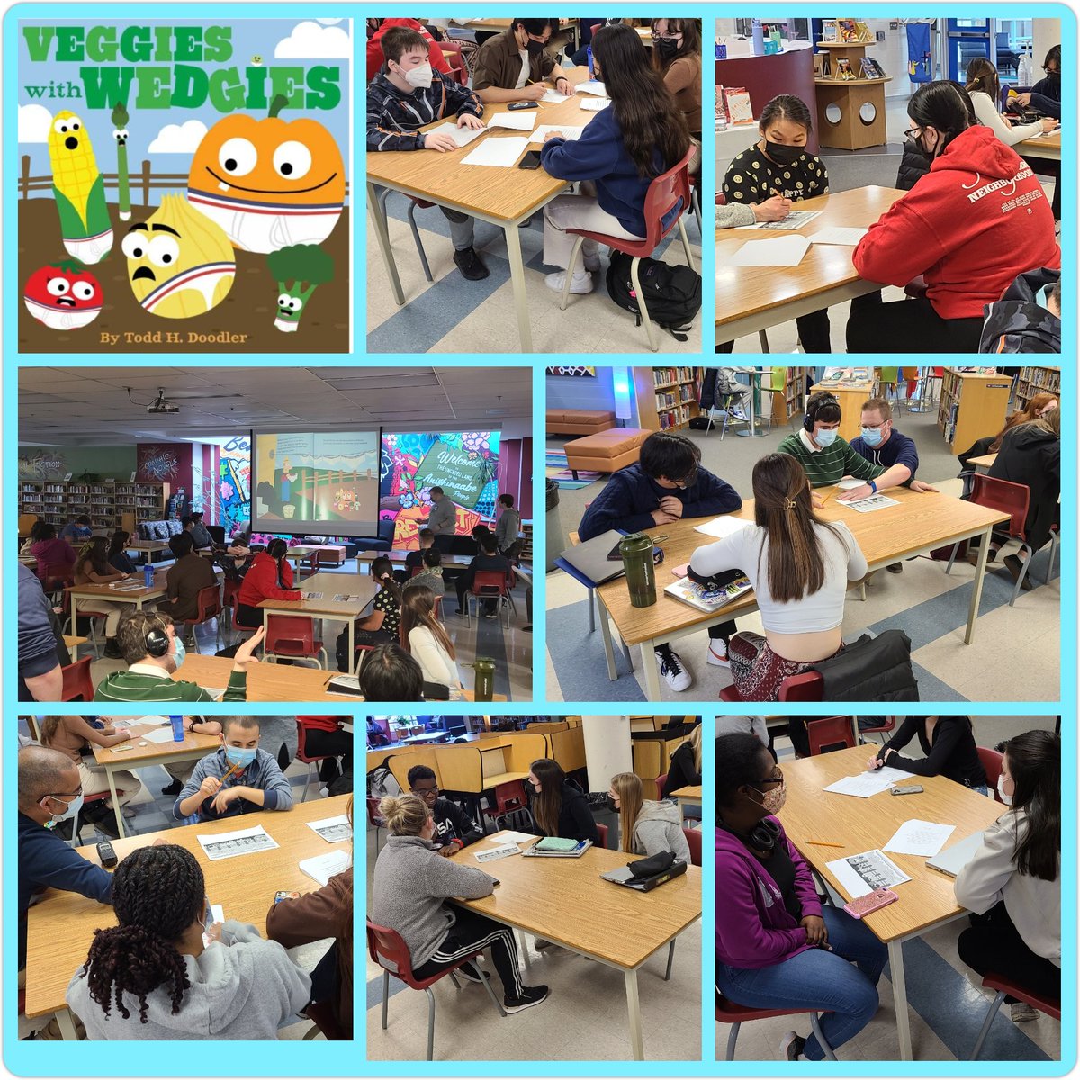 Lots of fun reading with <a href="/MsBungay/">Rebecca Bungay</a> and her class today! We love hanging with our friends and practicing our #literacy skills