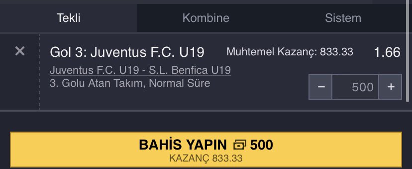 Ufaktan Giriş Yapalım 

Bugün 10 tane bahis paylaşıcam.

Ben Rolling şeklinde devam edicem tekli alabilirsiniz🥇 

Başarı tesadüf değildir. 

#rolling #iddaa #canlıbahis #maçkolik #won #nesine #gol #holigan #oran #canlı