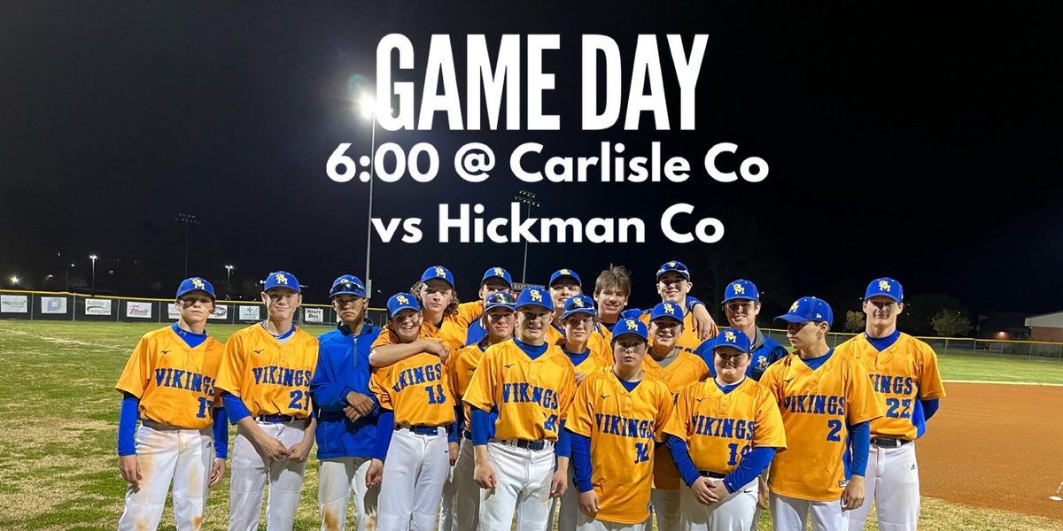 Friday + no rain = GAME DAY! Make plans to come support our guys tonight!