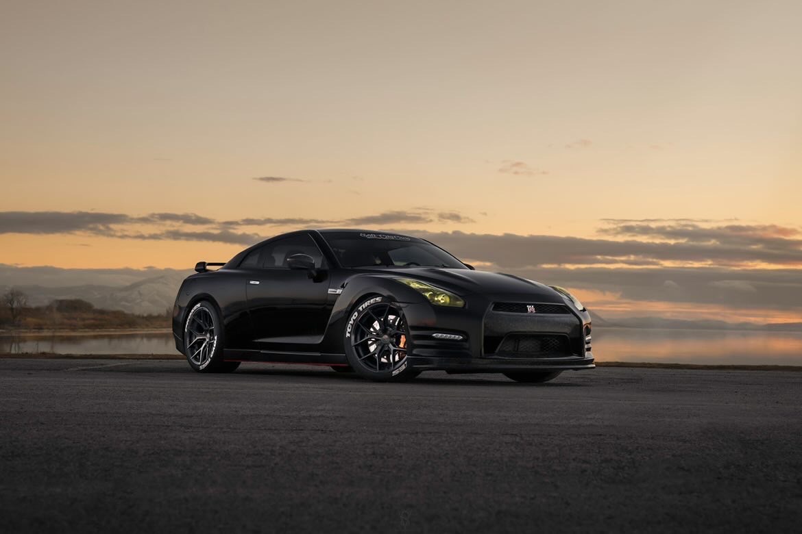 Which looks better, the sunset or the GT-R? 🤔 #NissanFanFeature