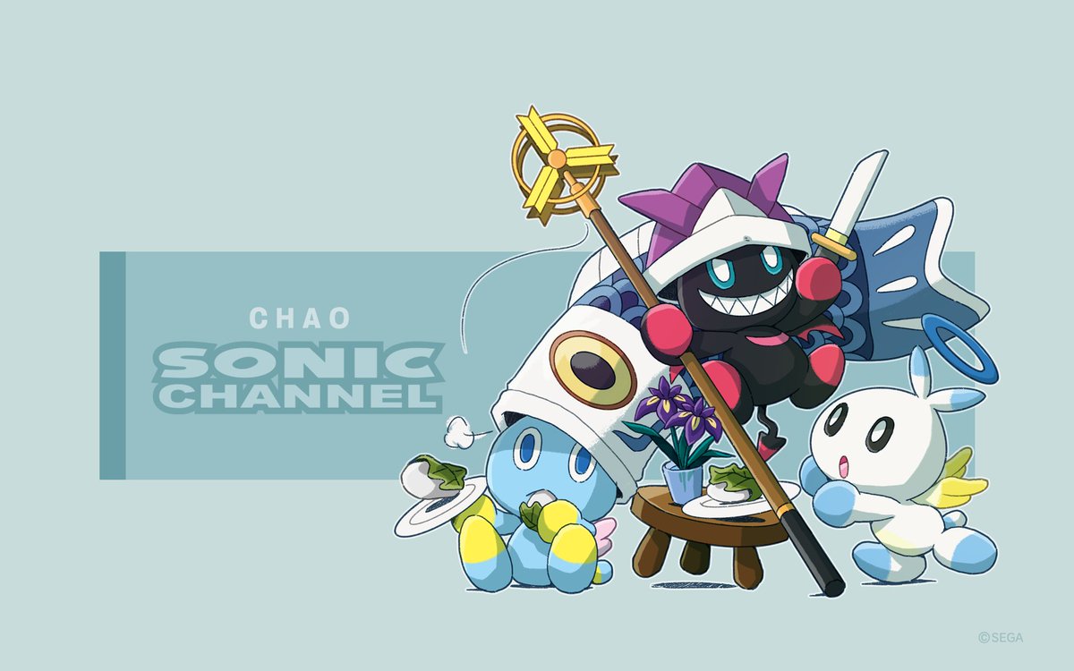 New official artwork of Chao for May 2022. #SonicNews