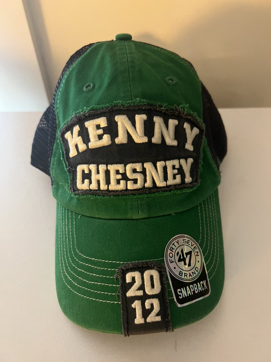🌴👣  #NECMgiveaway 👣🌴

Tomorrow is the opening day of <a href="/kennychesney/">Kenny Chesney</a>'s 2022 tour!

While we count down the days to see him at <a href="/GilletteStadium/">Gillette Stadium</a> in August, we want to give away this KC hat!

To Enter: Retweet and reply with your favorite KC song

Must use #NECMgiveaway in reply!