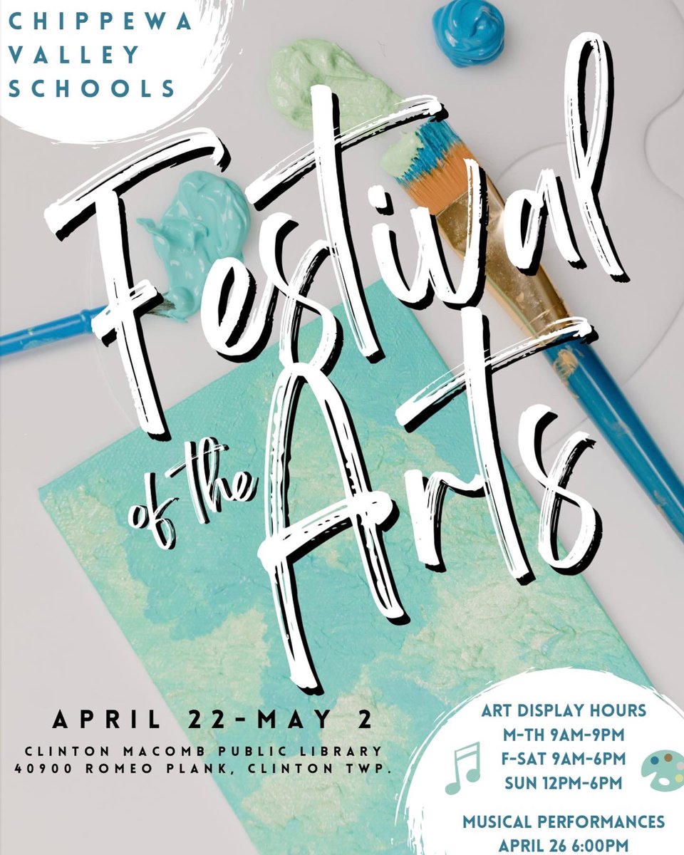 MrsSabol's tweet image. Be sure to check out some of the great artwork from our CVS students at this year’s Festival of the Arts! Music Performance on 4/26 at 6pm. @DakAdm @RonRobertsGoCVS @DHSCougars @DHSMediaCenters