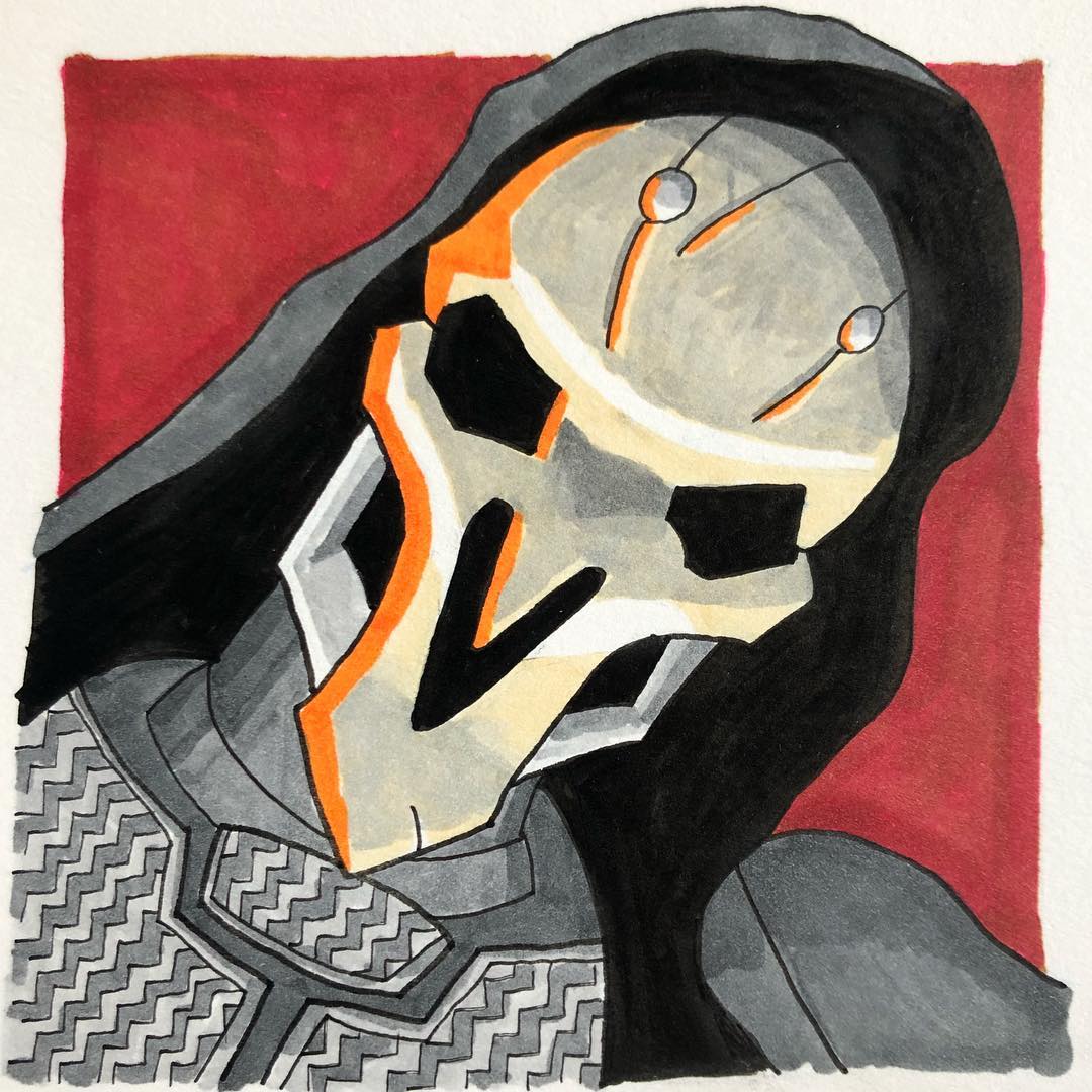 jpsully_art's tweet photo. "It's in the refrigerator..." #reaper #Overwatch #copicmarkers #illustration #fanart #overwatchfanart https://t.co/IXHVoBL7xC
