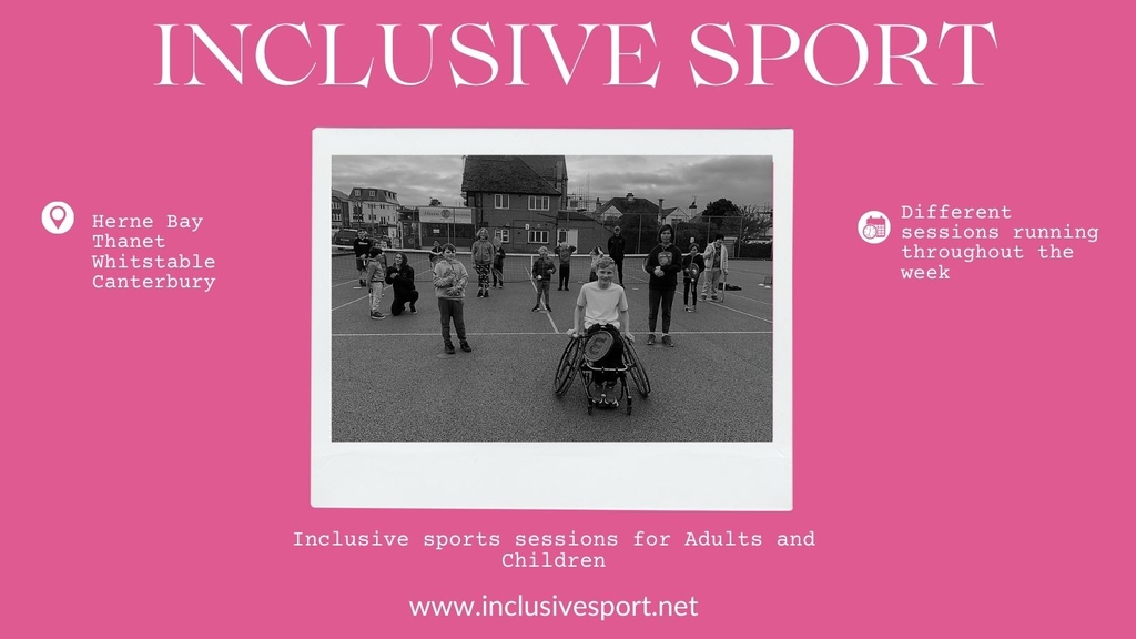 We run a mixture of inclusive sports sessions for both children and adults with a variety of needs and abilities. Visit inclusivesport.net to find out more or contact us for more info.

#sportssessions #beactive #activeeveryday #kentsport #childrenssport #SEN #inclusion