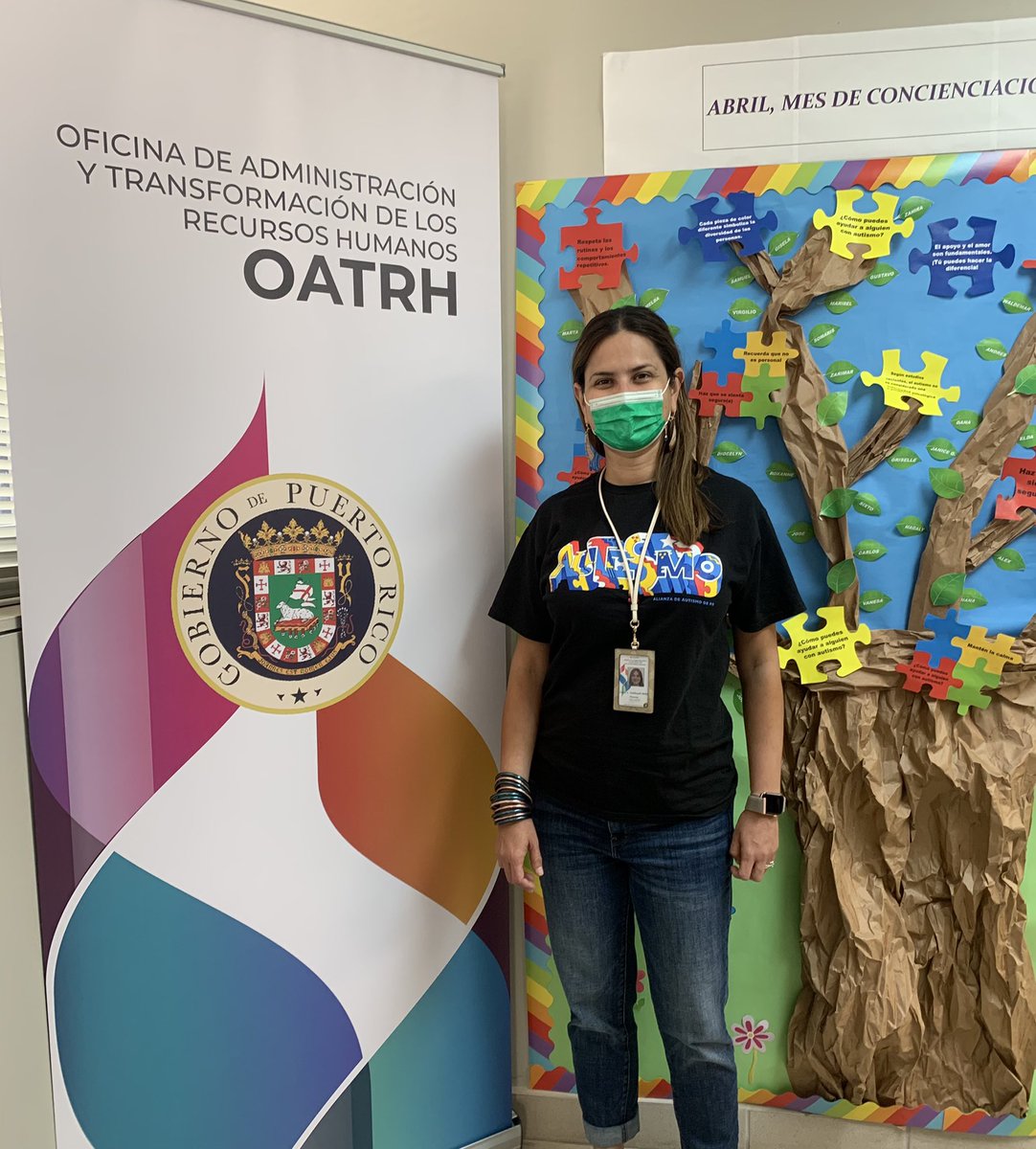 OATRH's tweet photo. Empleados de la @OATRH se a la iniciativa de educar a las personas y concienciar acerca del #Autismo, la diversidad y la inclusión. Continuamos trabajando para nuestras próximas generaciones. https://t.co/j2Gh18L0Hv