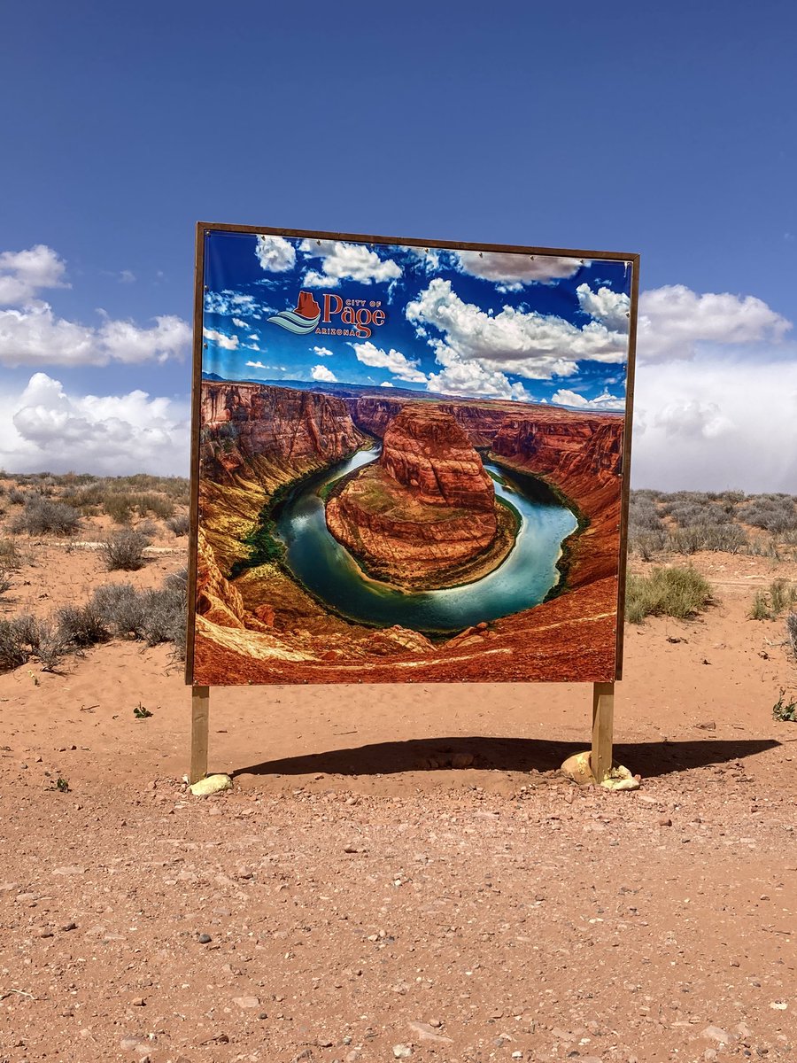 Ring814's tweet photo. Horseshoe Bend in Page Arizona! https://t.co/IZdidg2ois
