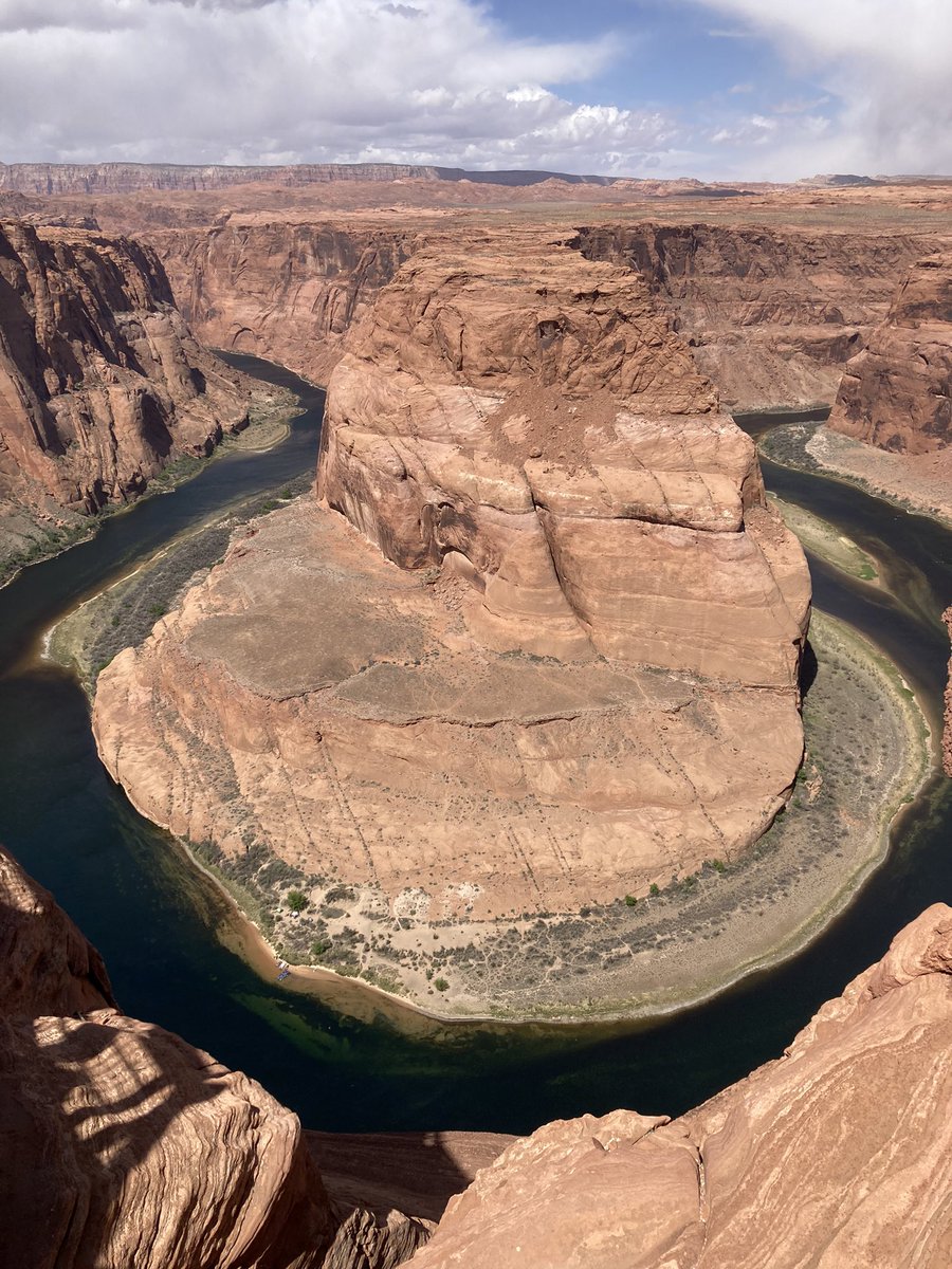 Ring814's tweet photo. Horseshoe Bend in Page Arizona! https://t.co/IZdidg2ois