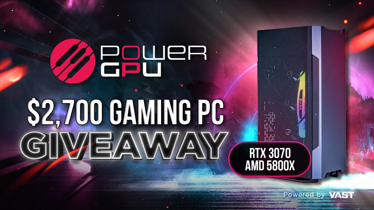 Vast (@vastgg) on Twitter photo We're excited to launch this giveaway with <a href="/PowerGPU/">PowerGPU</a> and <a href="/JakeSucky/">Jake Lucky</a> to bring awareness to Operation Giveback.
To enter, perform these tasks via the link below.
- RT + Like
- Follow <a href="/PowerGPU/">PowerGPU</a>
- Follow <a href="/JakeSucky/">Jake Lucky</a>
powergpu.com/vast-campaign/ We're excited to launch this giveaway with <a href="/PowerGPU/">PowerGPU</a> and <a href="/JakeSucky/">Jake Lucky</a> to bring awareness to Operation Giveback.
To enter, perform these tasks via the link below.
- RT + Like
- Follow <a href="/PowerGPU/">PowerGPU</a>
- Follow <a href="/JakeSucky/">Jake Lucky</a>
powergpu.com/vast-campaign/