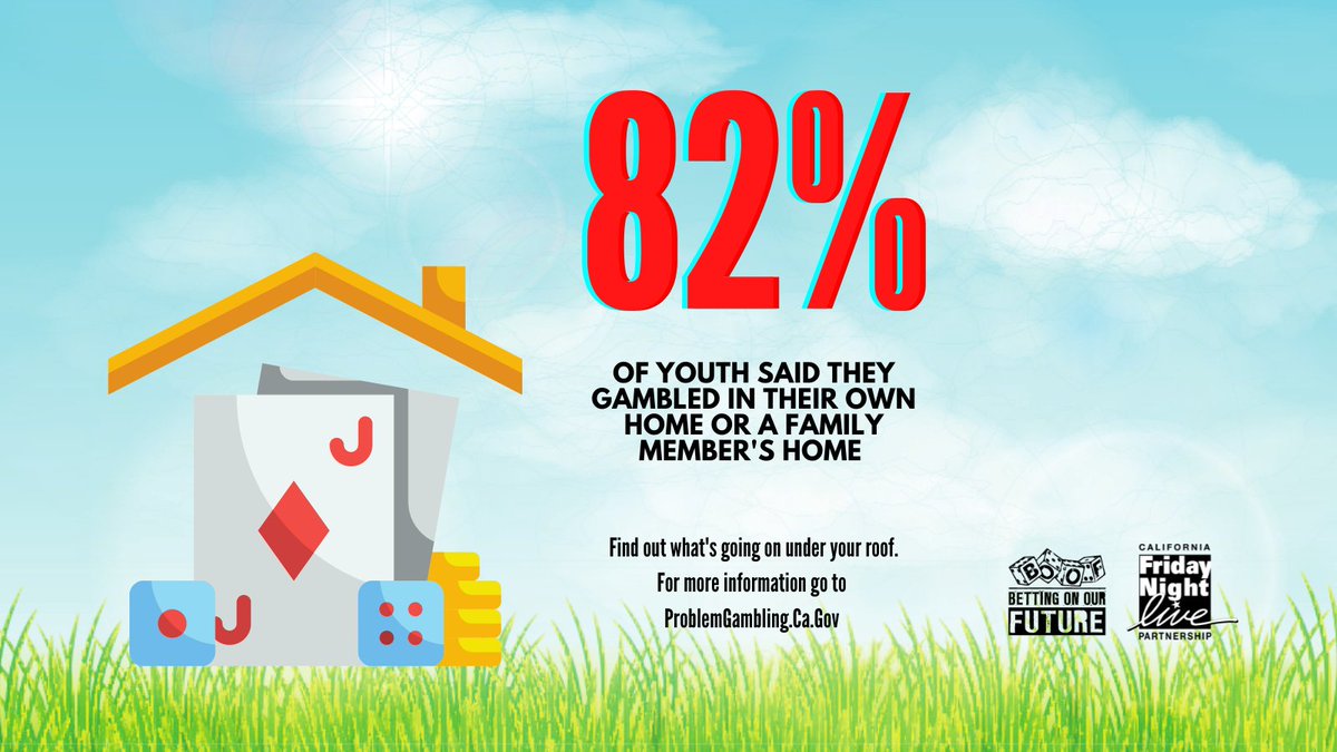 Visit problemgambling.ca.gov for more information. #problemgambling #underagegambling <a href="/CAOPG/">CA Problem Gambling</a>