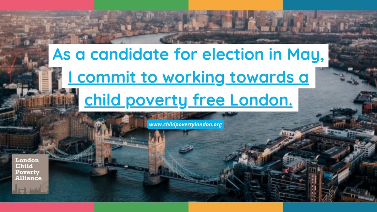 London has higher levels of child poverty than anywhere else in the country.

That is why I support the London Child Poverty Alliance's call for #PovertyFreeLondon and I have pledged to seek to reduce child poverty through my work.

View my pledge: childpovertylondon.org/pledge-wall