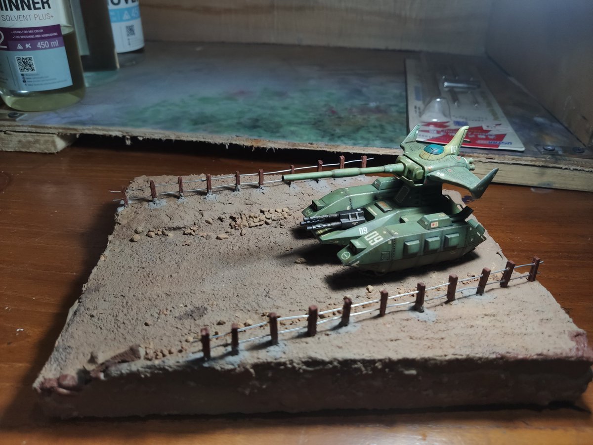 HobbyLifeStudio's tweet photo. Classic 1/144 Magella Attack
Now I got 2 fence. And I'll add one more electric pole soon.
#WIP #Gunpla #Plamo #Modelkits #機動戦士ガンダム #MobileSuitGundam #MagellaAttack #Bandai https://t.co/SK8z2ghvYu