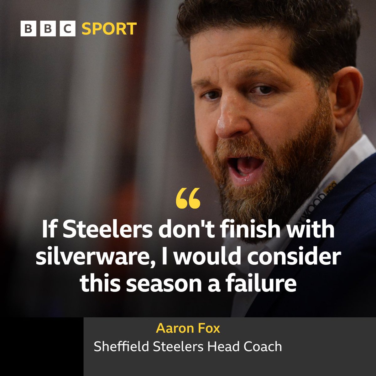 _PeterSpencer's tweet image. INTERVIEW | Sheffield Steelers head coach Aaron Fox speaks ahead of the Playoff Quarter-Finals v Dundee Stars. 

Fox also admits he’s not surprised to hear of interest in Adrian Saxrud Danielsen.

Listen here ➡️ bbc.co.uk/programmes/p0c…