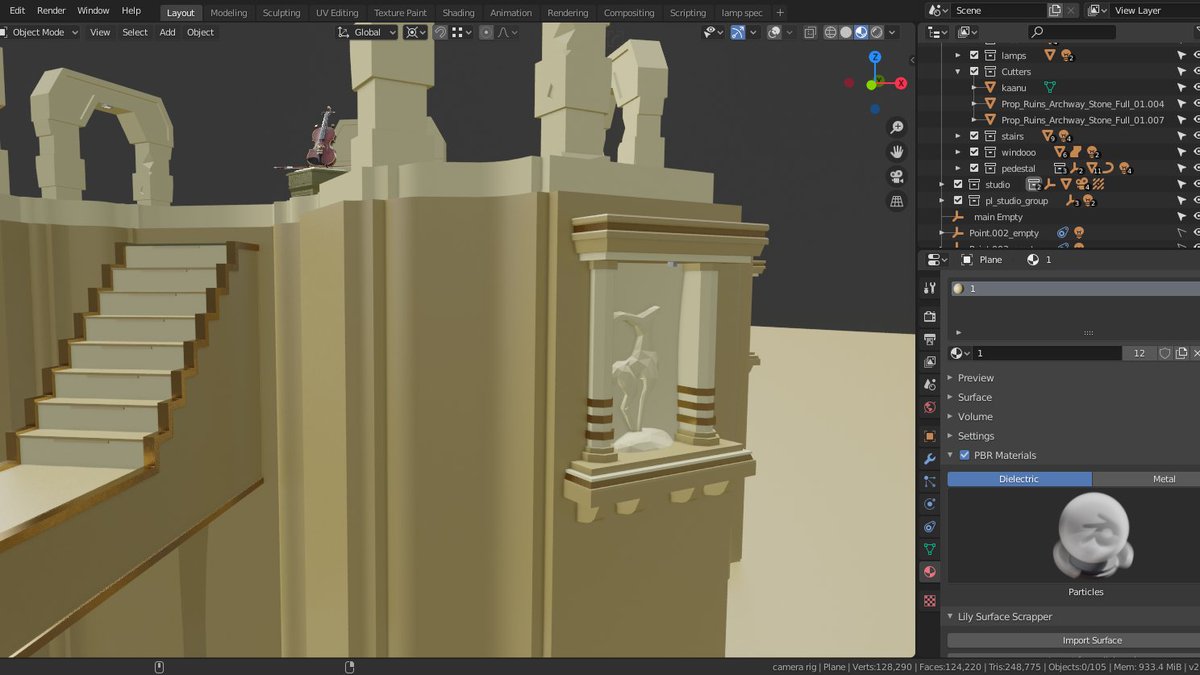 trthvlu's tweet photo. Progress Photos of the “Mystical Violin" Project (2020) (2/2) 

#wip #blendercommunity #NFT #NFTCommunity https://t.co/cufAYNvzl1