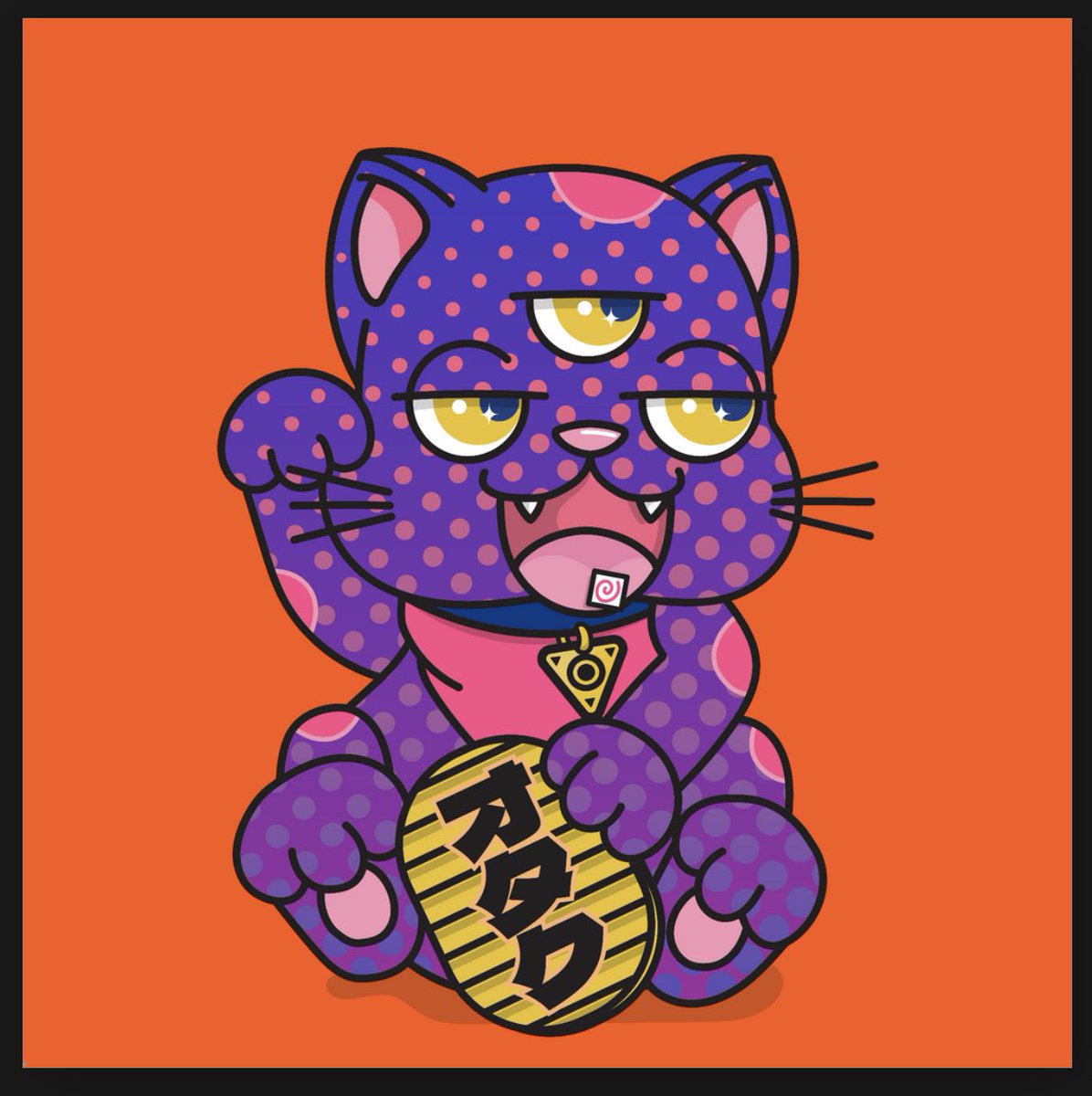 It’s giveaway day!!! How about a brand new #acidcat. Like, retweet, tag three buddies. Follow <a href="/TheDanetron3030/">Danetron</a> and <a href="/TEENSONACID/">TEENSONACID</a> let’s goooooo! #nft #nfts #NFTGiveaway #NFTGiveaways #fantom